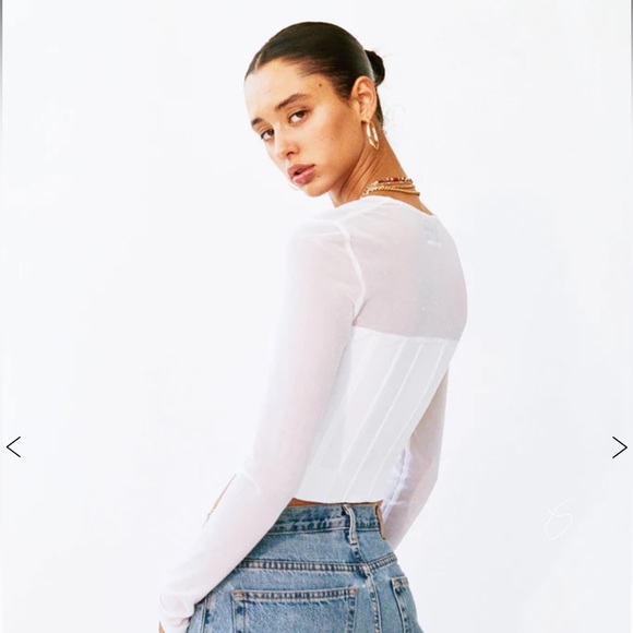 With Jean Al Top | White - Picture 2 of 8